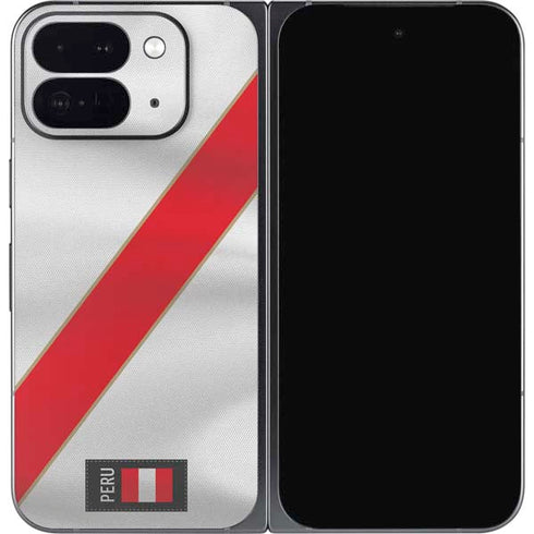 Peru Soccer Flag Google Pixel 9 Pro Fold Skin